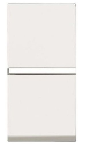 Выключатель кнопочный без рамки ABB Niessen Zenit 1-кл. 1 мод. N2104.7 BL белый картинка